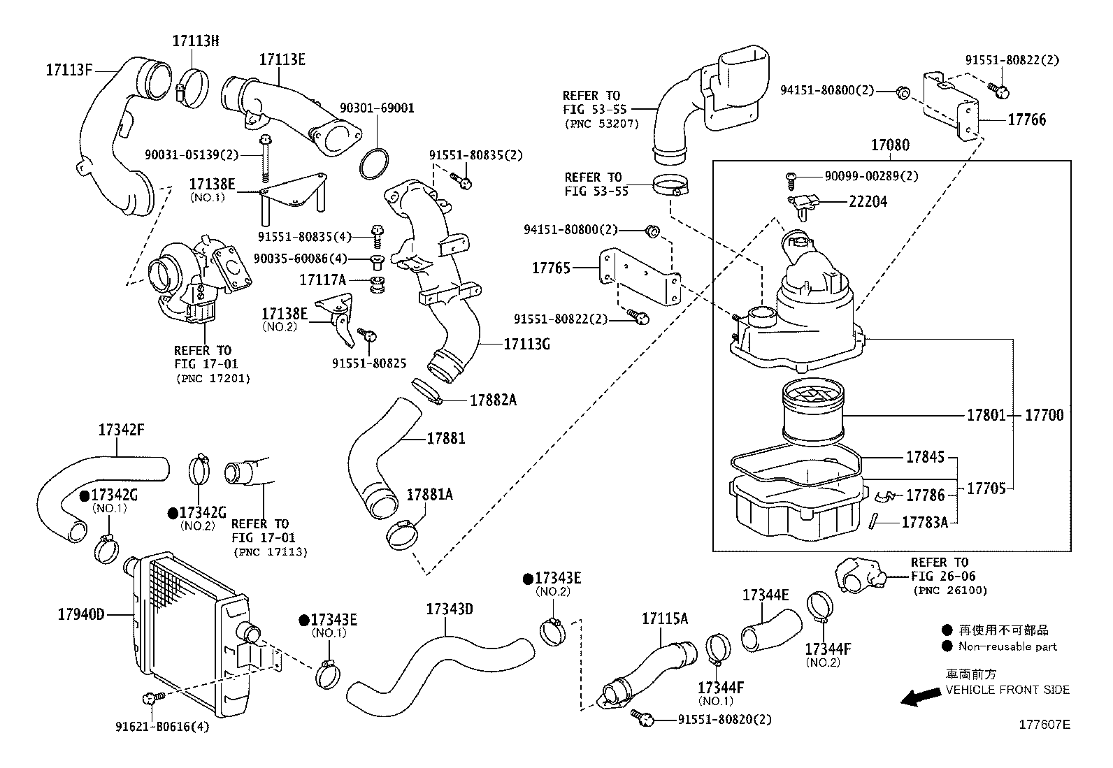 17700-78380 CLEANER ASSY, AIR W/AIR FLOW METER product image