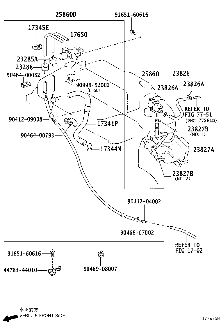 25860-28150 VALVE ASSY, VACUUM SWITCHING, NO.2 product image