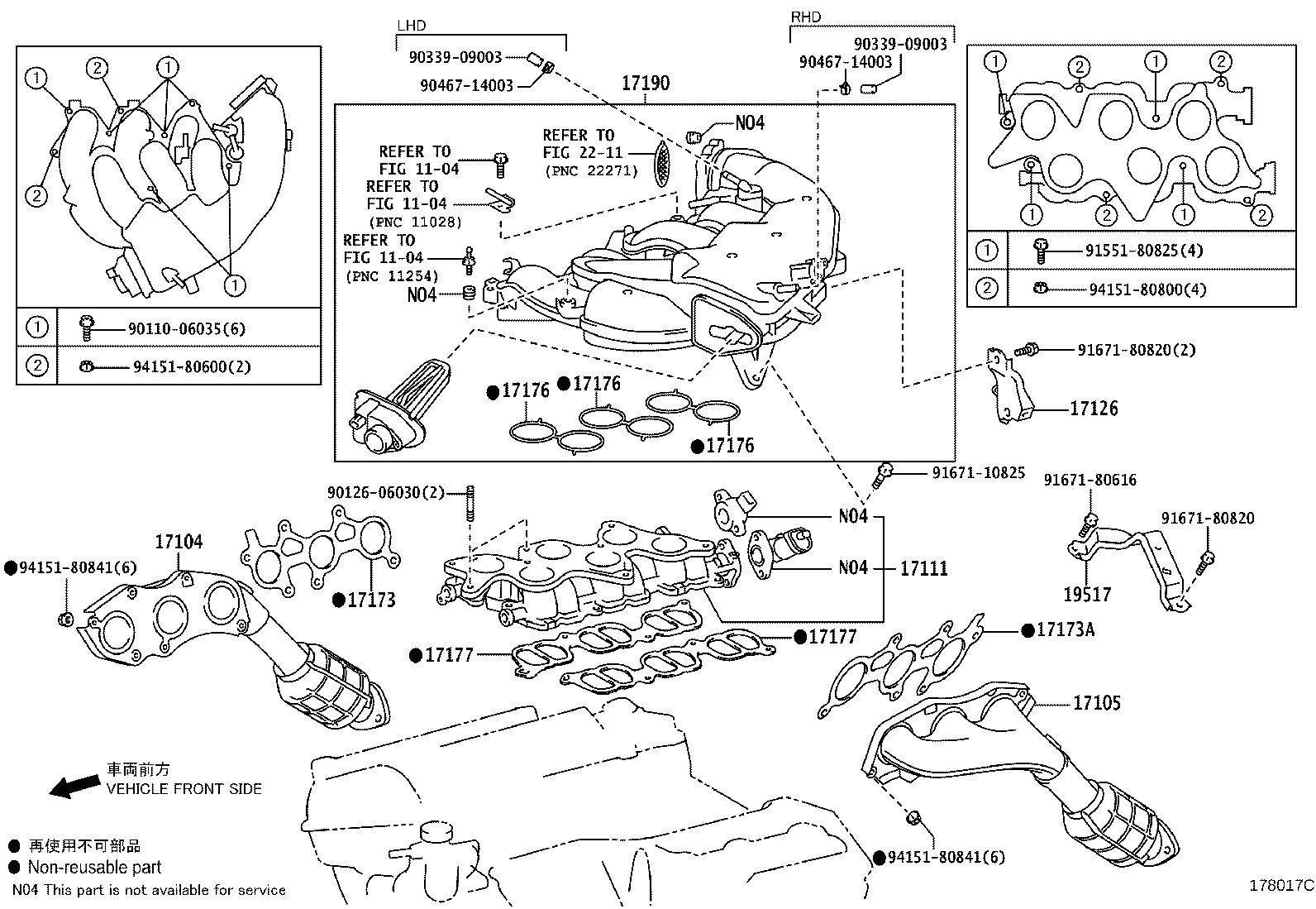17120-31020 MANIFOLD, INTAKE product image