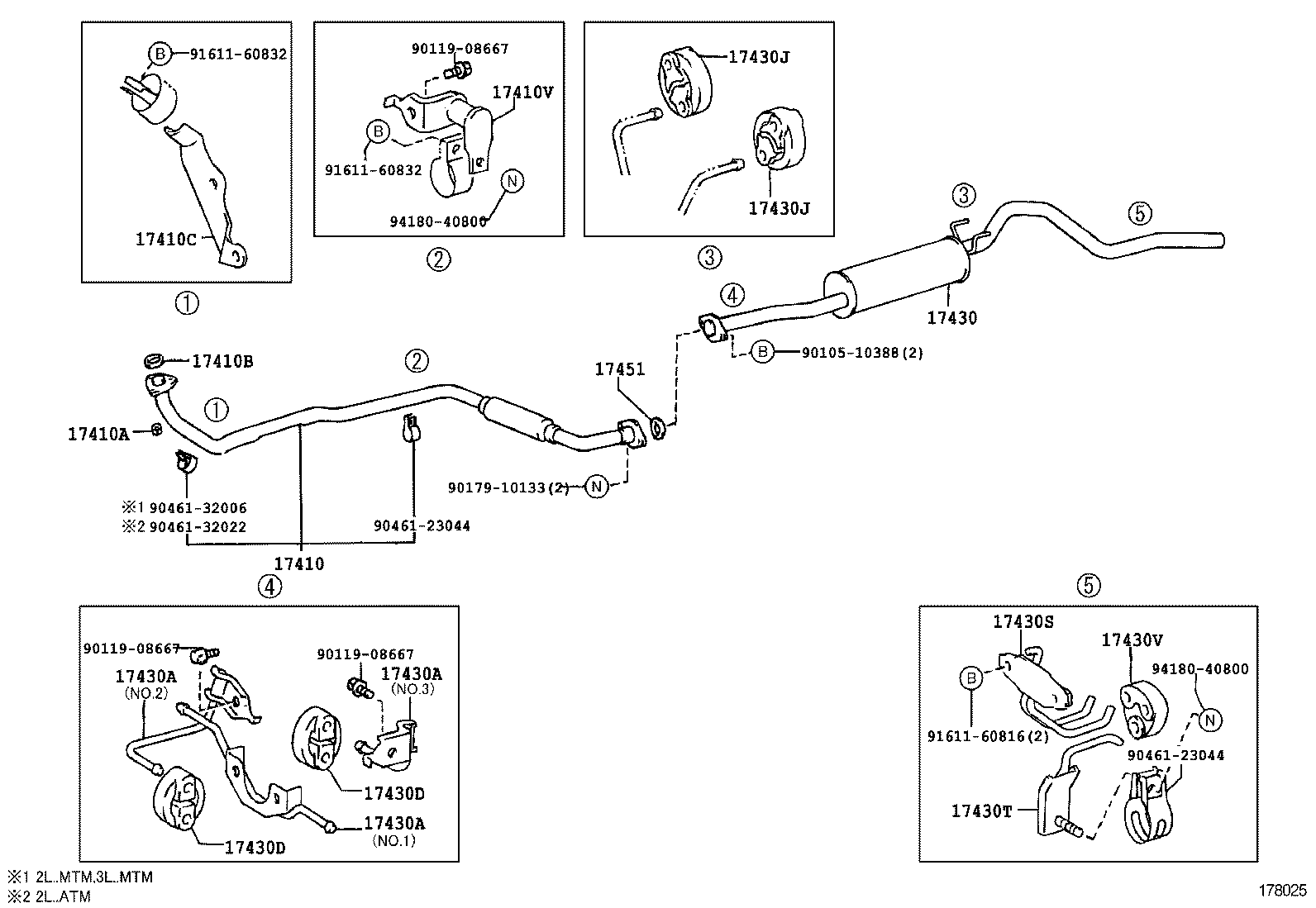 17430-3D081 PIPE ASSY, EXHAUST, TAIL product image