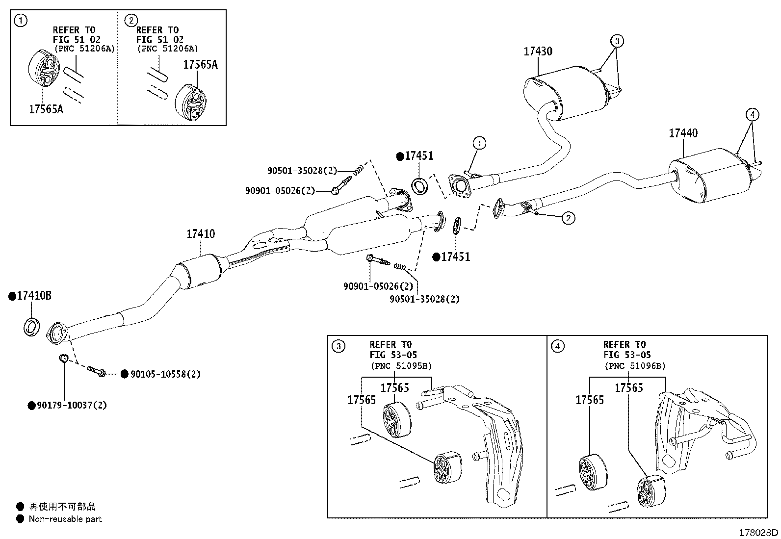 17430-31G40 PIPE ASSY, EXHAUST, TAIL product image