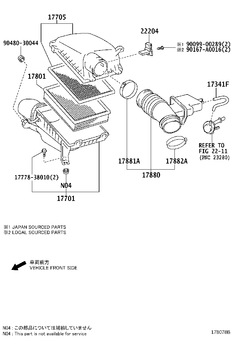 Thumbnail 4 for 17701-0S030