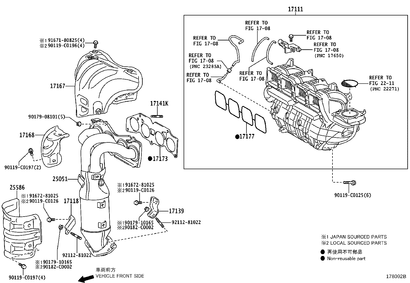 17120-0T170 MANIFOLD, INTAKE product image