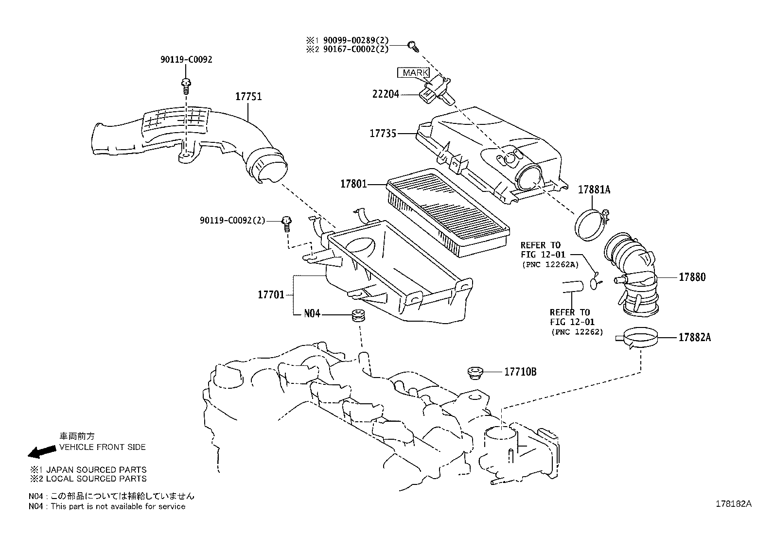 17705-0Y220 CAP SUB-ASSY, AIR CLEANER product image