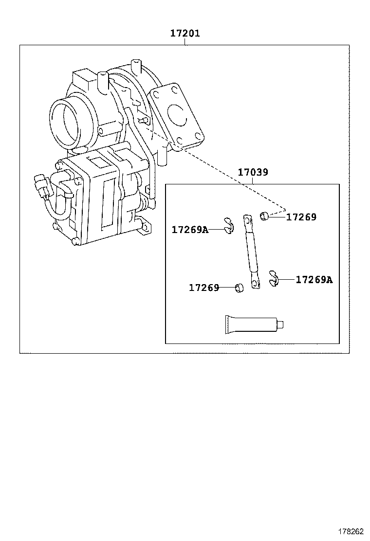 17111-58050 MANIFOLD, INTAKE product image