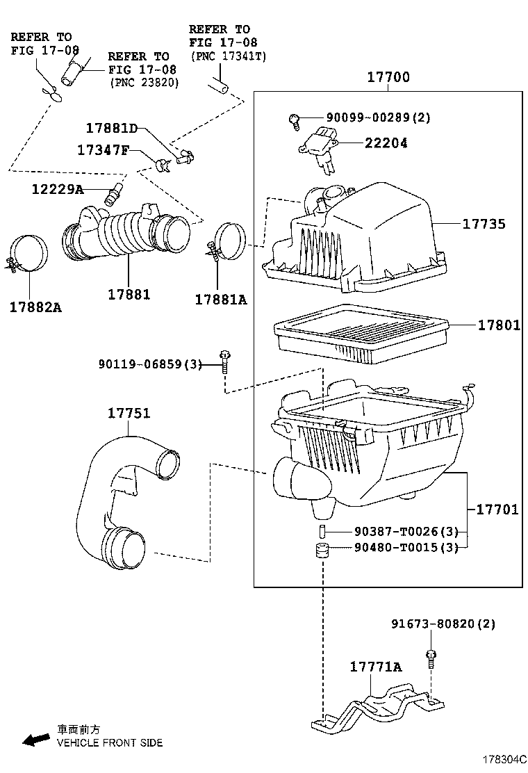 Thumbnail 2 for 17751-0Y320