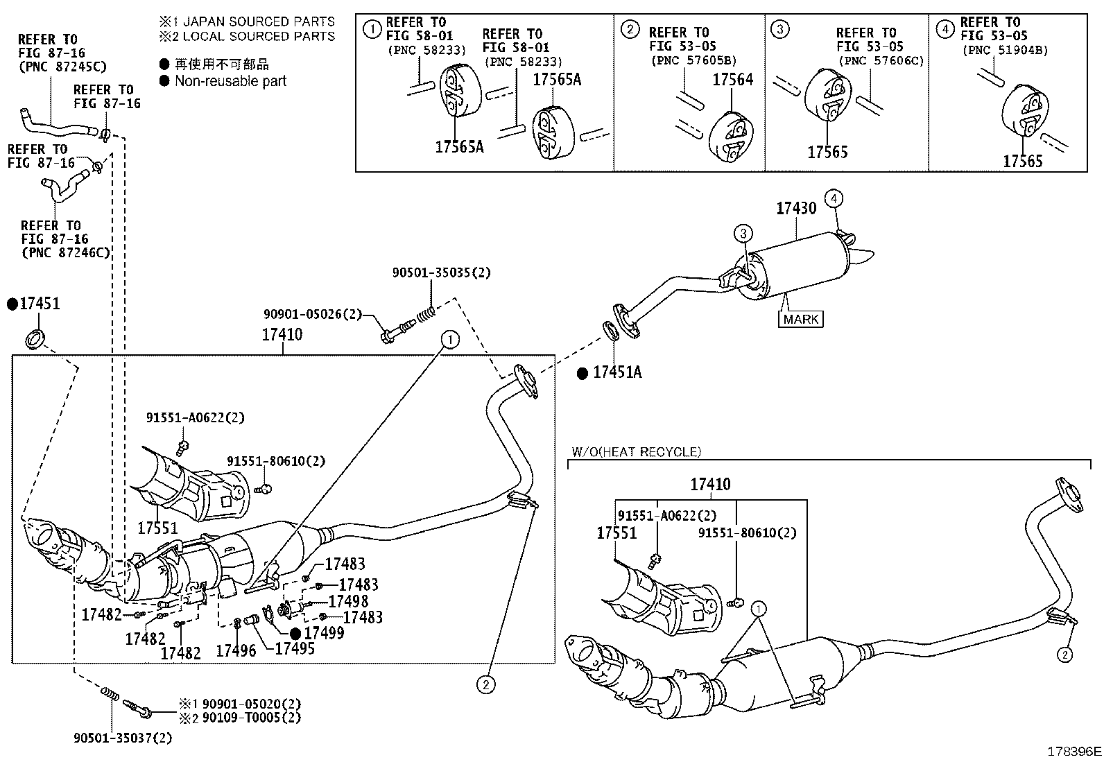 17430-37300 PIPE ASSY, EXHAUST, TAIL product image