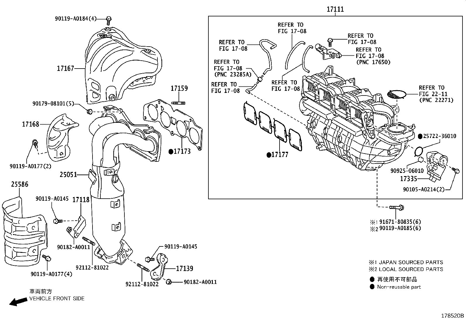 17120-0V010 MANIFOLD, INTAKE product image