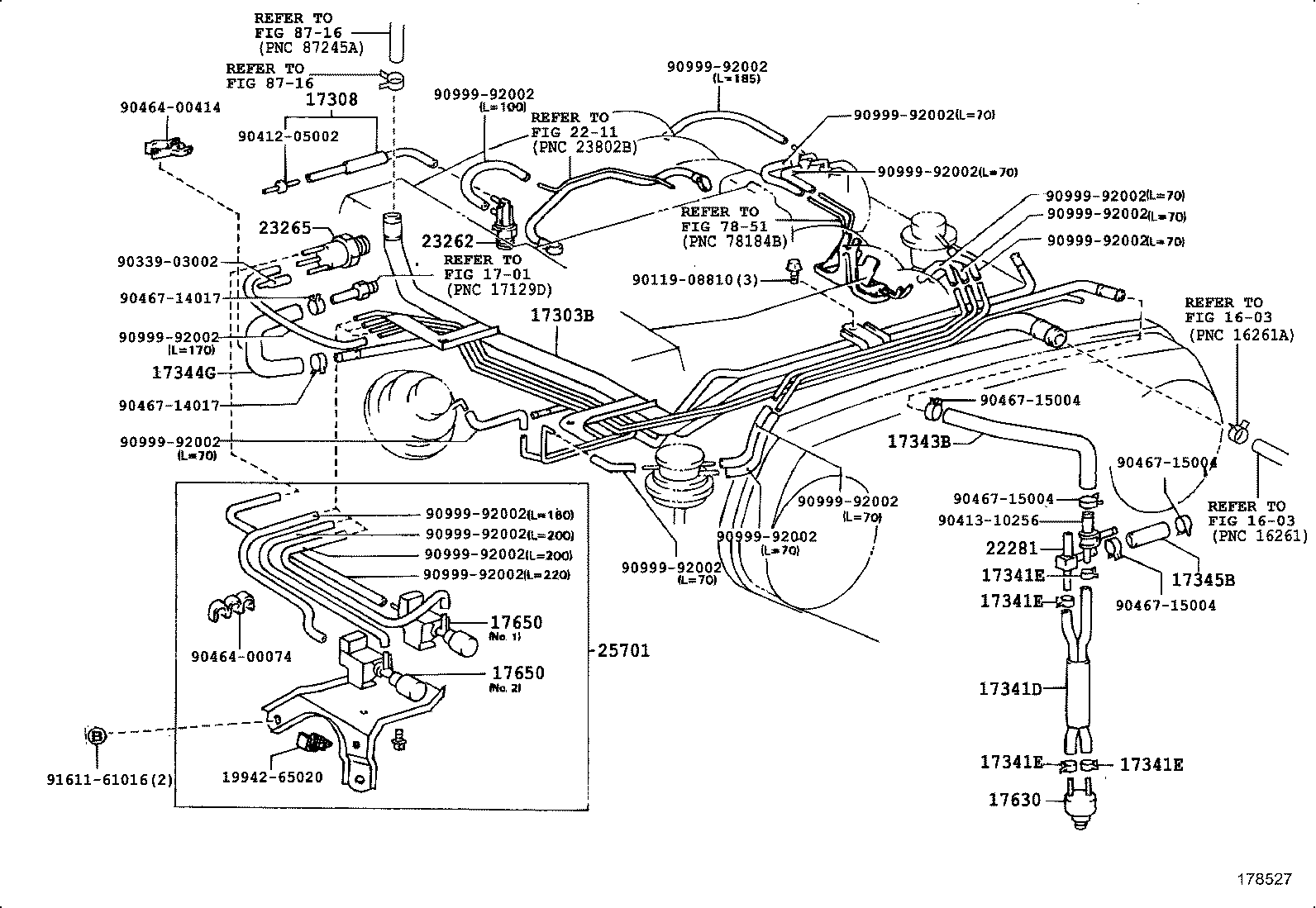 25860-65010 VALVE ASSY, VACUUM SWITCHING, NO.1 product image