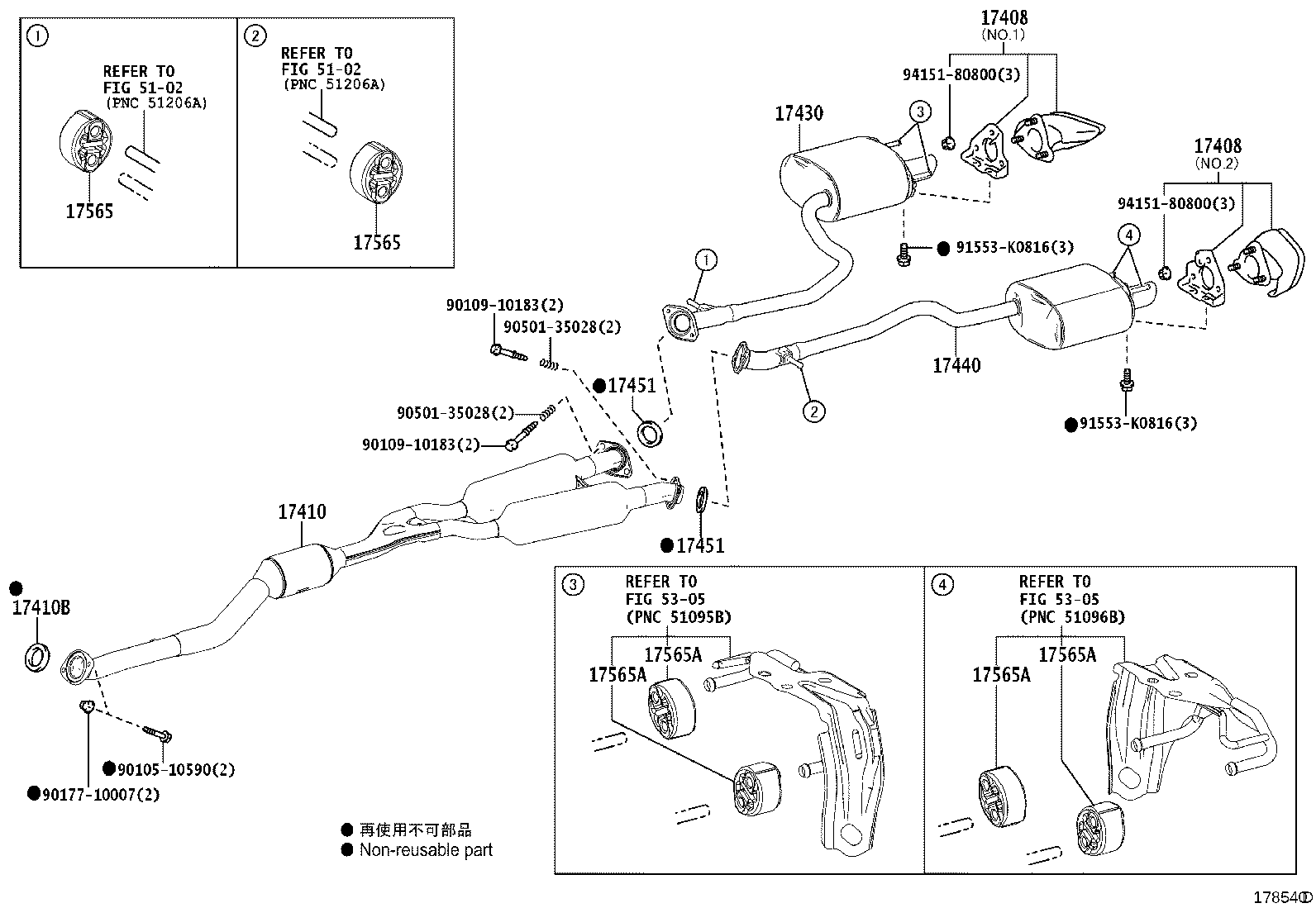 17430-36360 PIPE ASSY, EXHAUST, TAIL product image