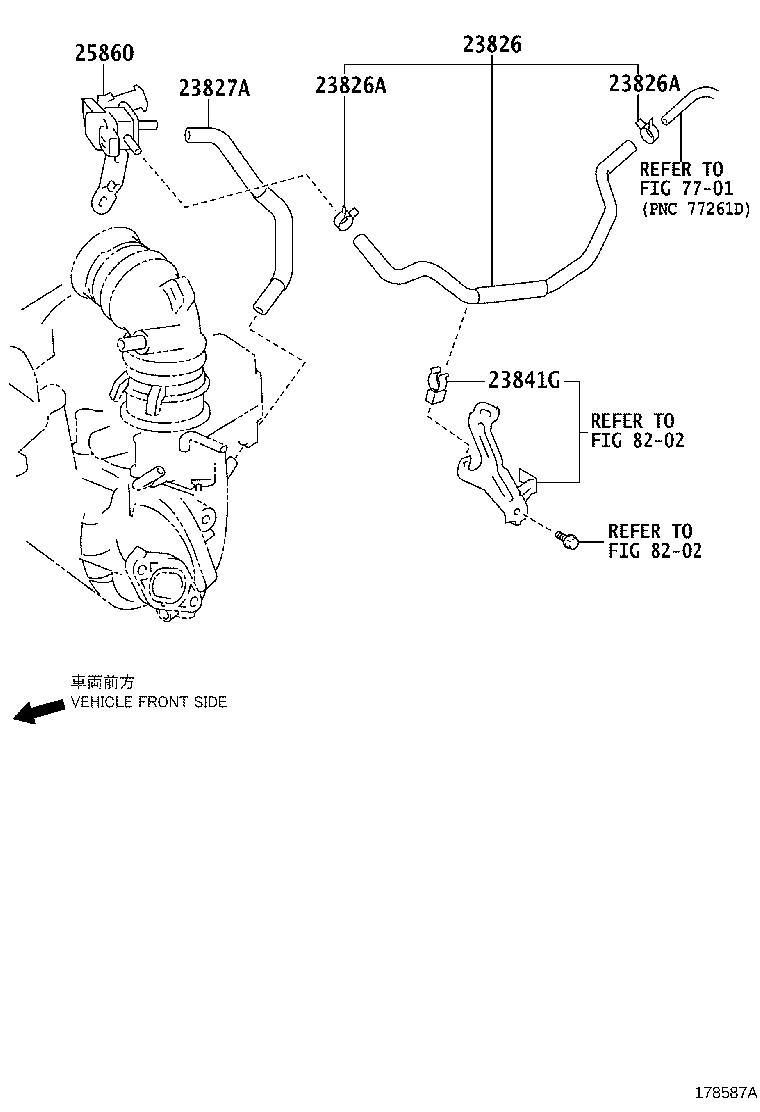 25860-21090 VALVE ASSY, VACUUM SWITCHING, NO.1 product image