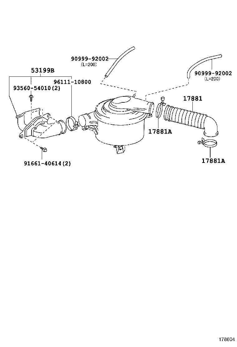 17700-17280 CLEANER ASSY, AIR product image