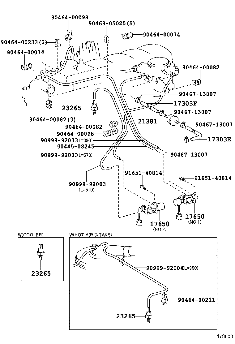 25702-66031 VALVE SET, EMISSION CONTROL, NO.2 product image