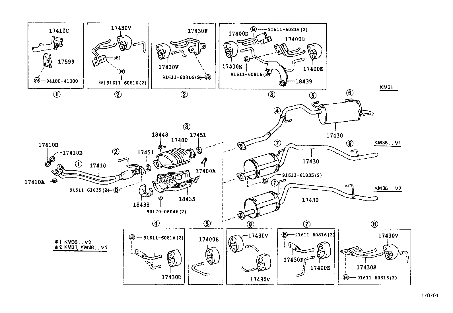 17430-13271 PIPE ASSY, EXHAUST, TAIL product image