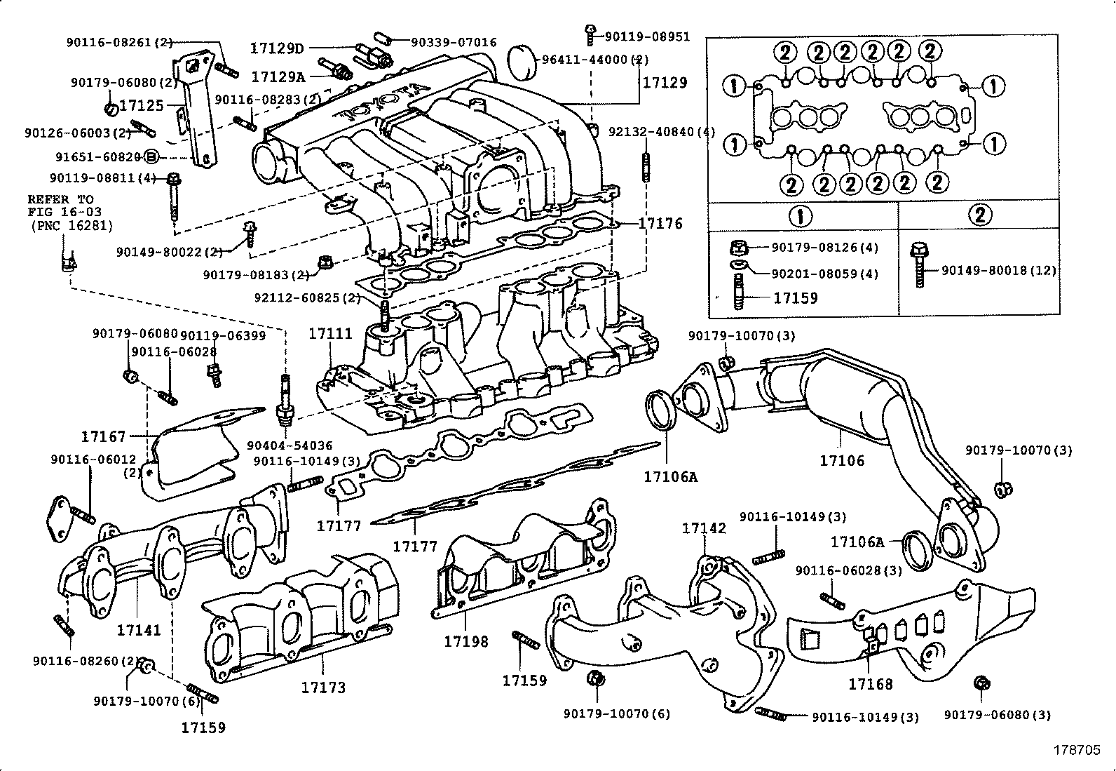 16347-35050 GASKET, WATER BY-PASS product image