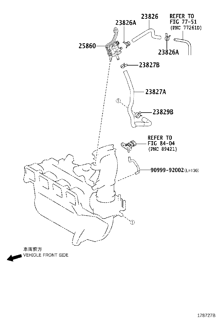 25860-36160 VALVE ASSY, VACUUM SWITCHING, NO.1 product image