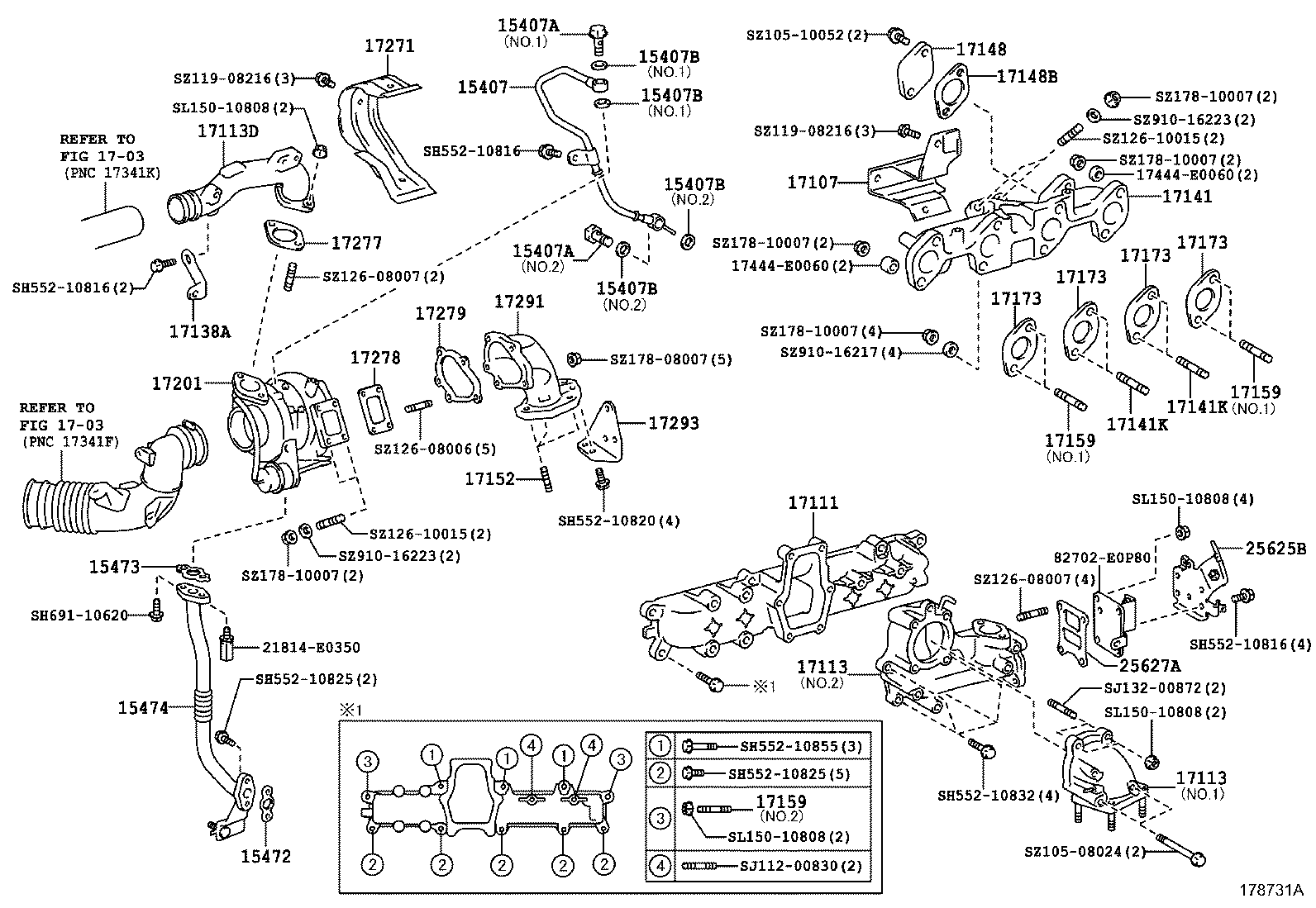 17111-58031 MANIFOLD, INTAKE product image