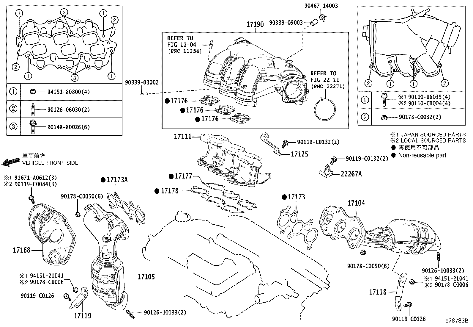 1702A-36020 HOUSING SUB-ASSY, BEARING, W/COMPRESSOR HOUSING product image