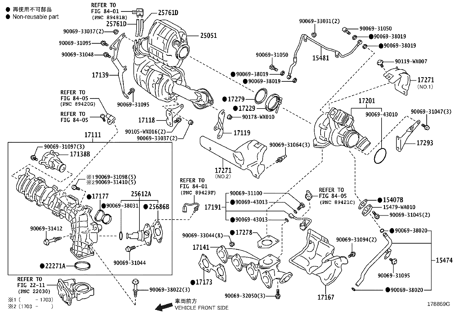 15407-47010 PIPE SUB-ASSY, TURBO OIL INLET product image