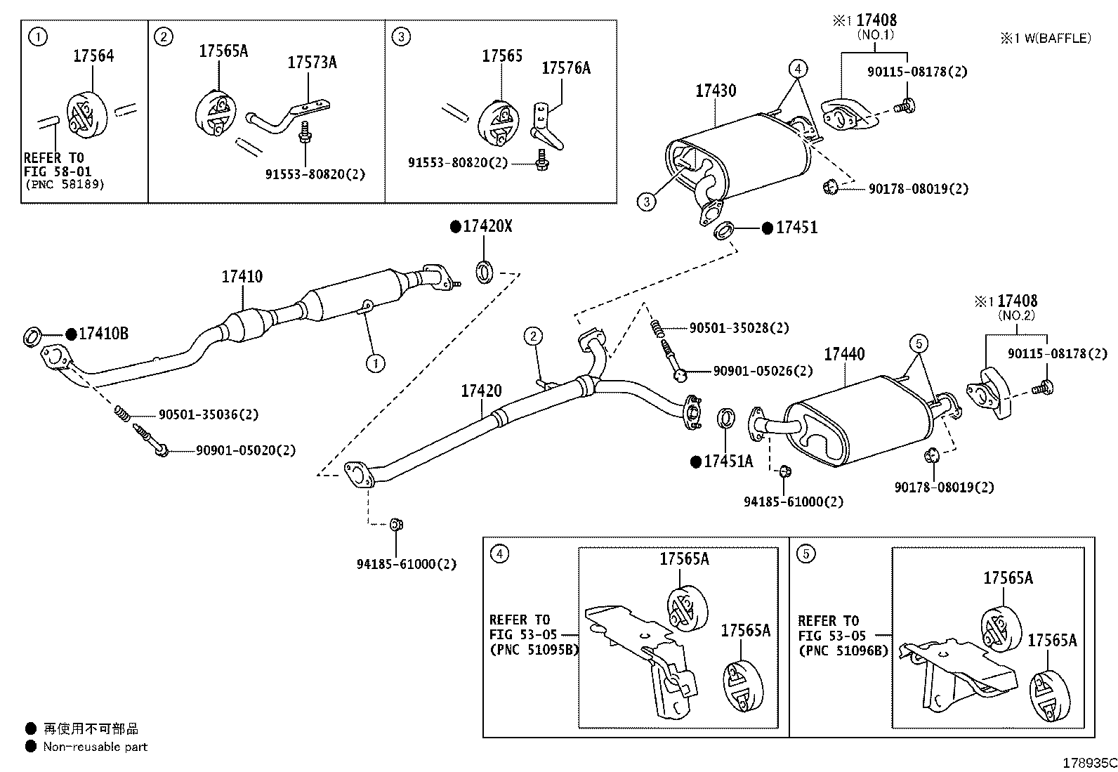 17430-36271 PIPE ASSY, EXHAUST, TAIL product image