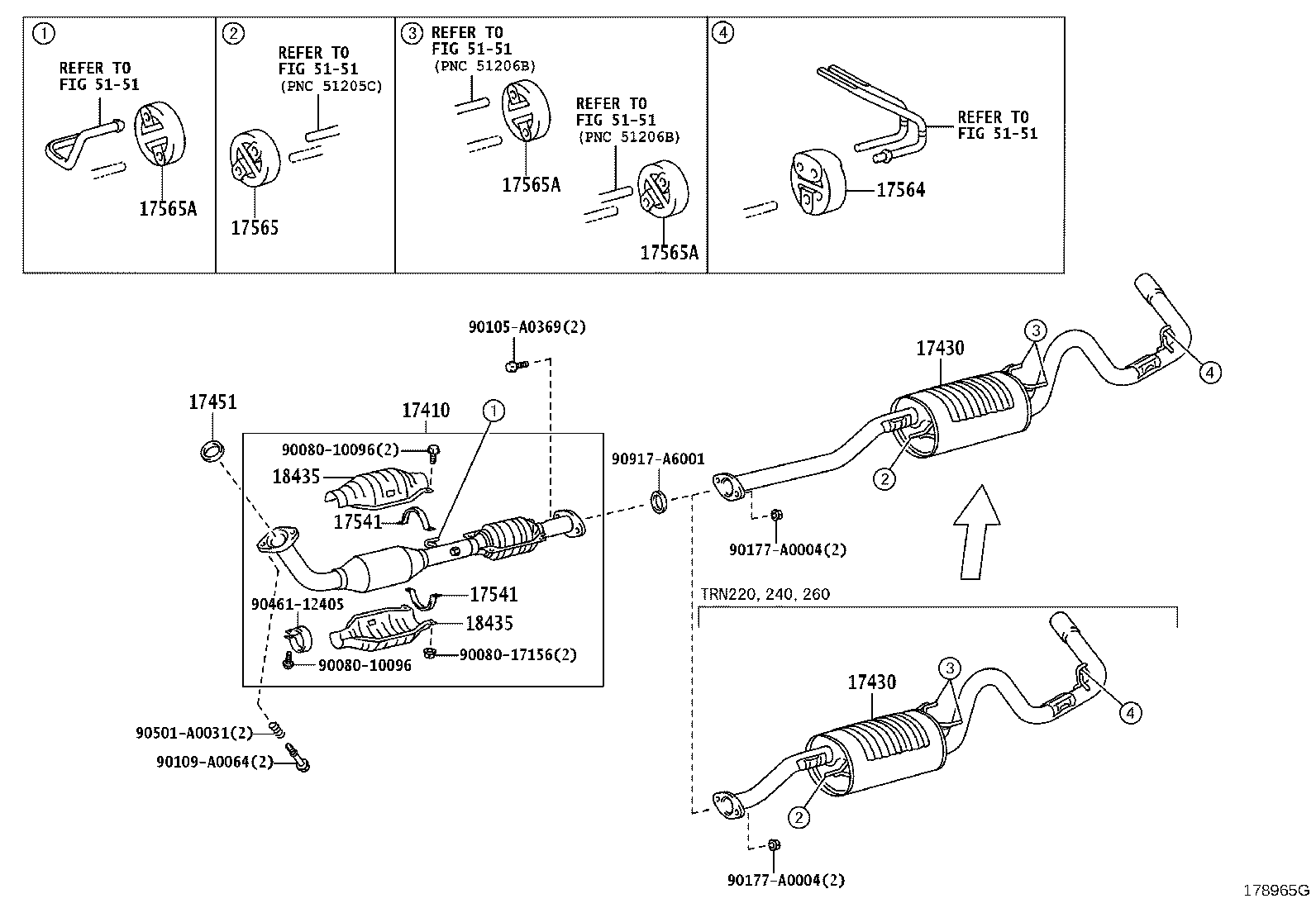 17430-0C100 PIPE ASSY, EXHAUST, TAIL product image