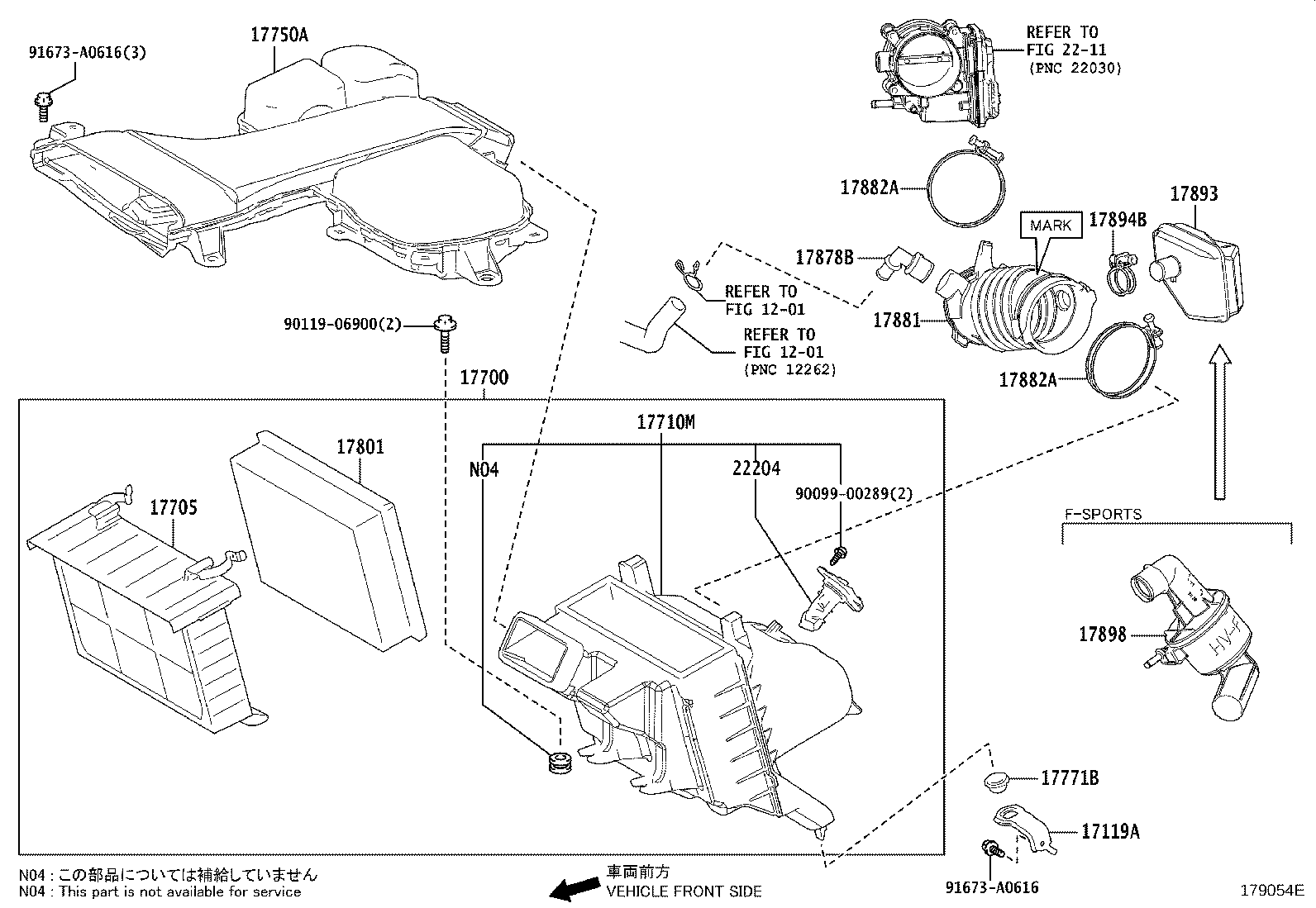 17700-36330 CLEANER ASSY, AIR product image