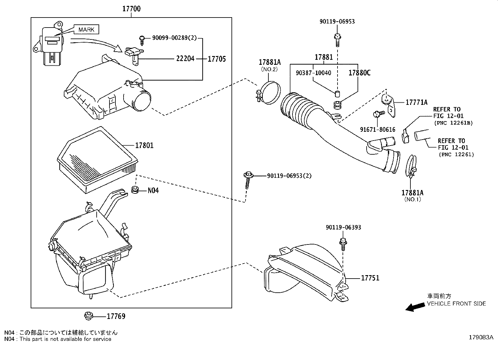 17705-31300 CAP SUB-ASSY, AIR CLEANER product image