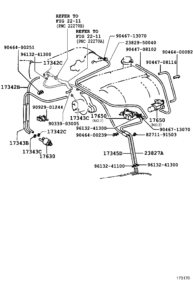 17345-50041 HOSE, AIR, NO.5 product image