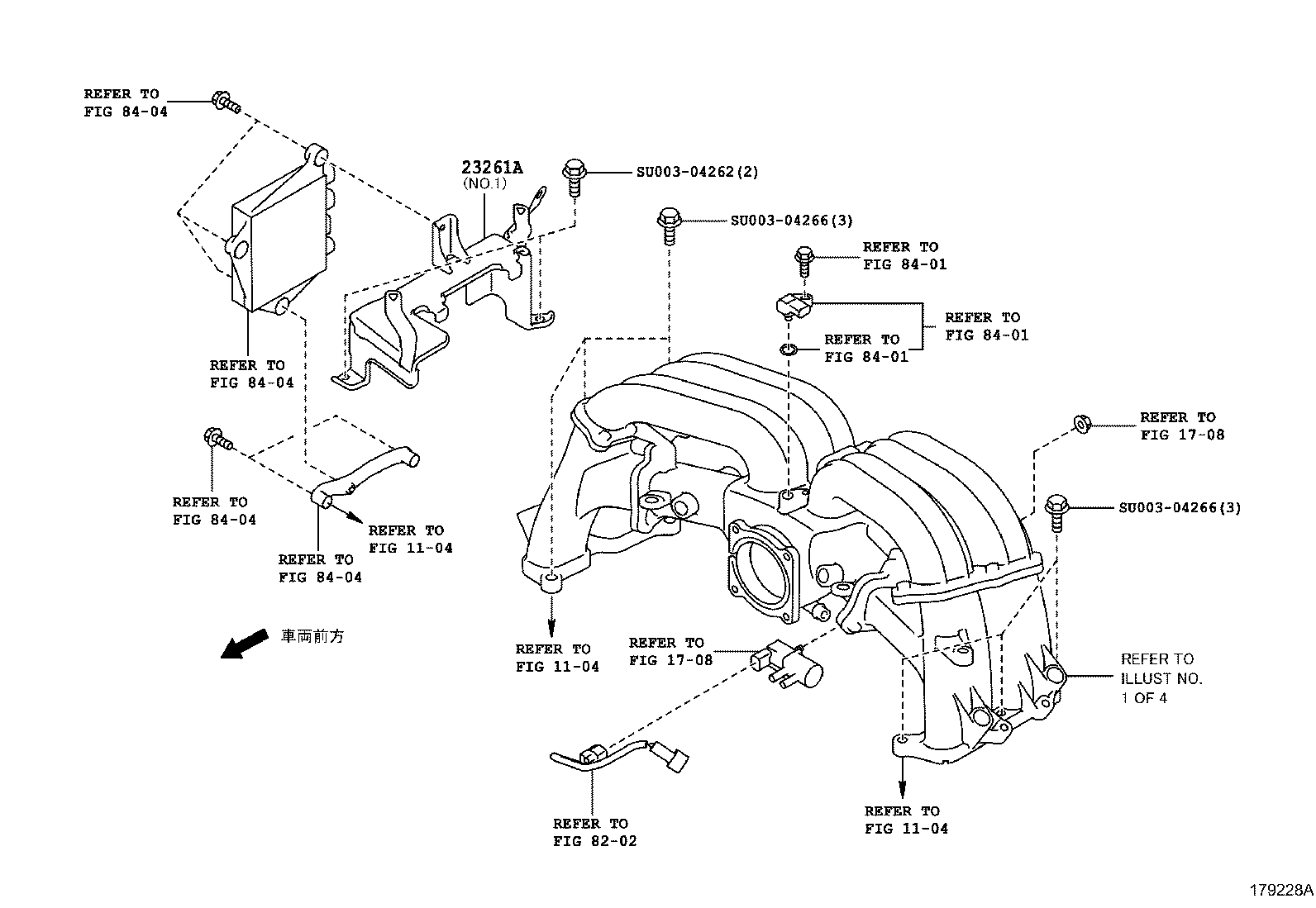 17101-53010 MANIFOLD, INTAKE product image