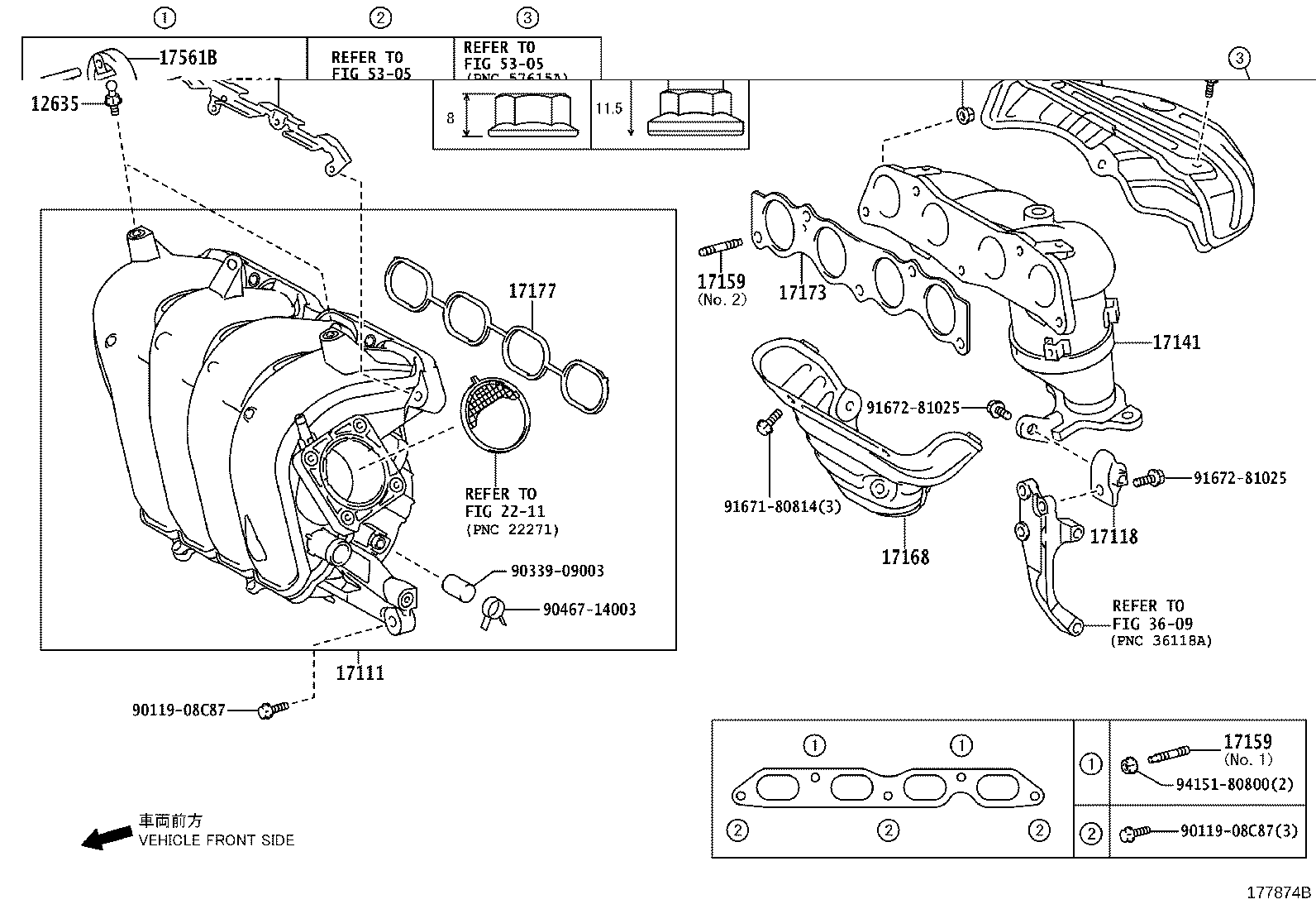 17430-37270 PIPE ASSY, EXHAUST, TAIL product image