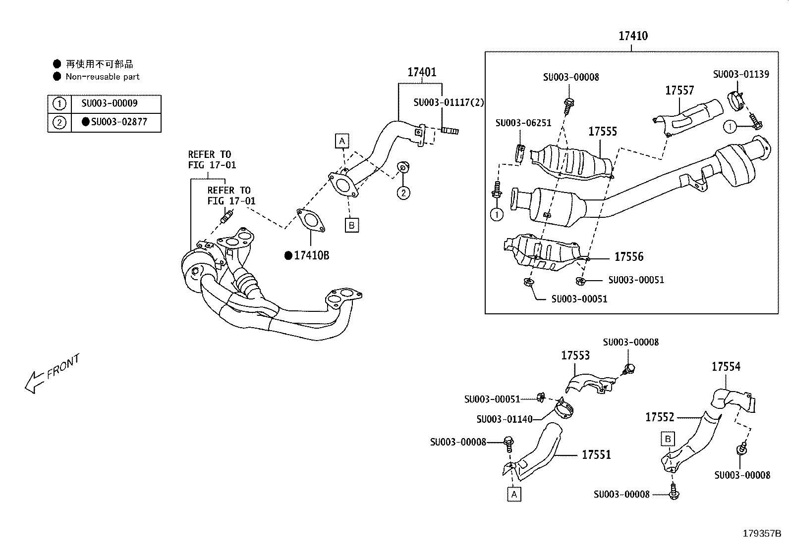 17430-53060 PIPE ASSY, EXHAUST, TAIL product image