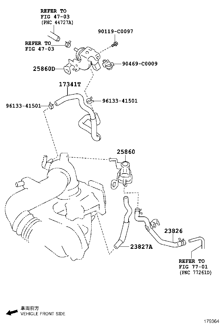 23841-0Y011 CLAMP, FUEL HOSE product image