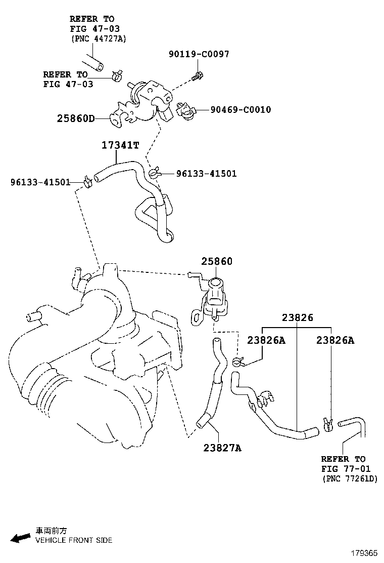 23841-0Y091 CLAMP, FUEL HOSE product image