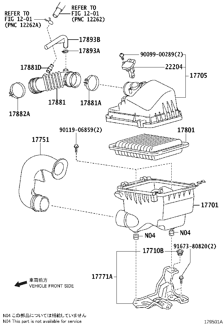 17705-37181 CAP SUB-ASSY, AIR CLEANER product image