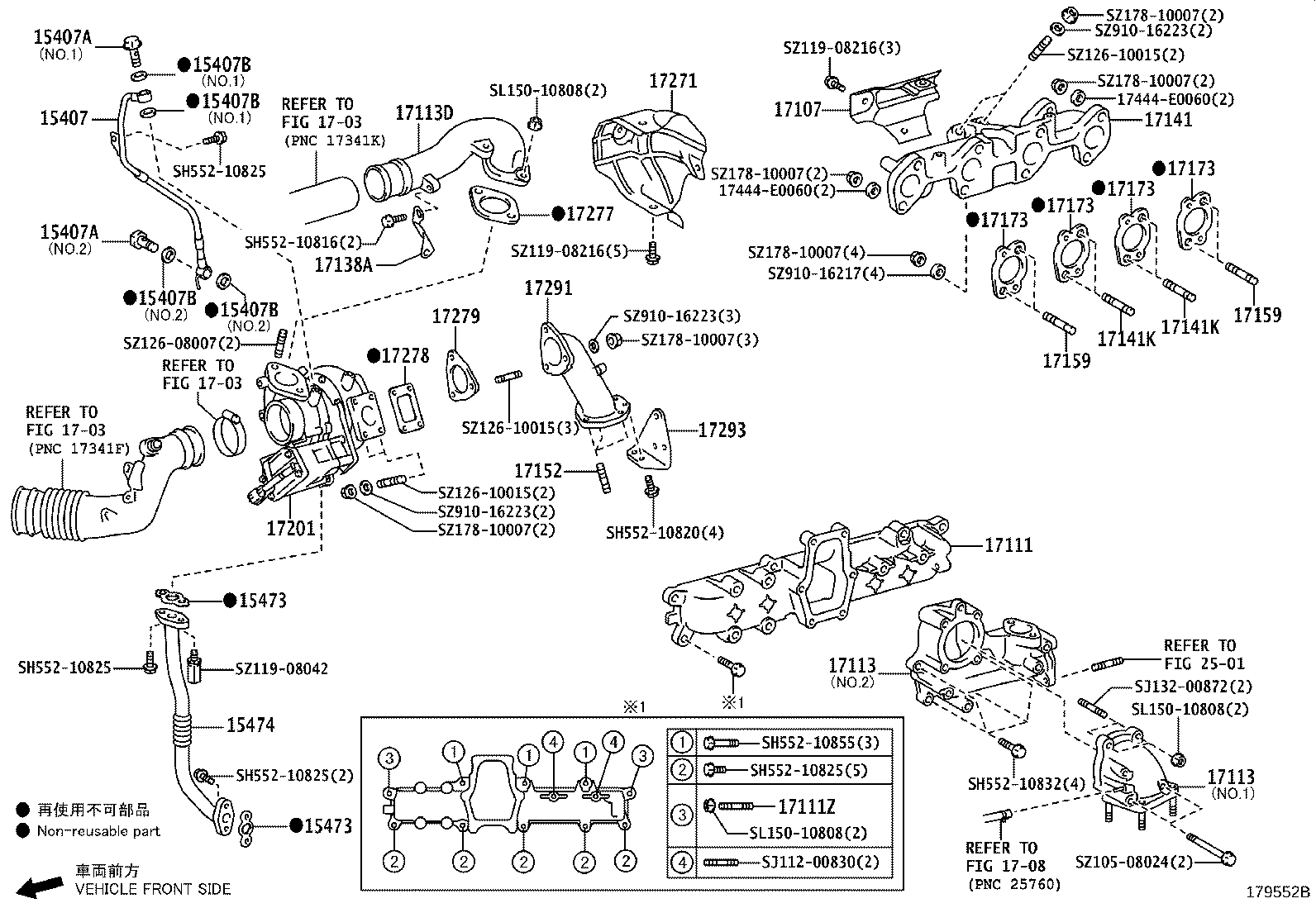 15407-78221 PIPE, TURBO OIL OUTLET product image