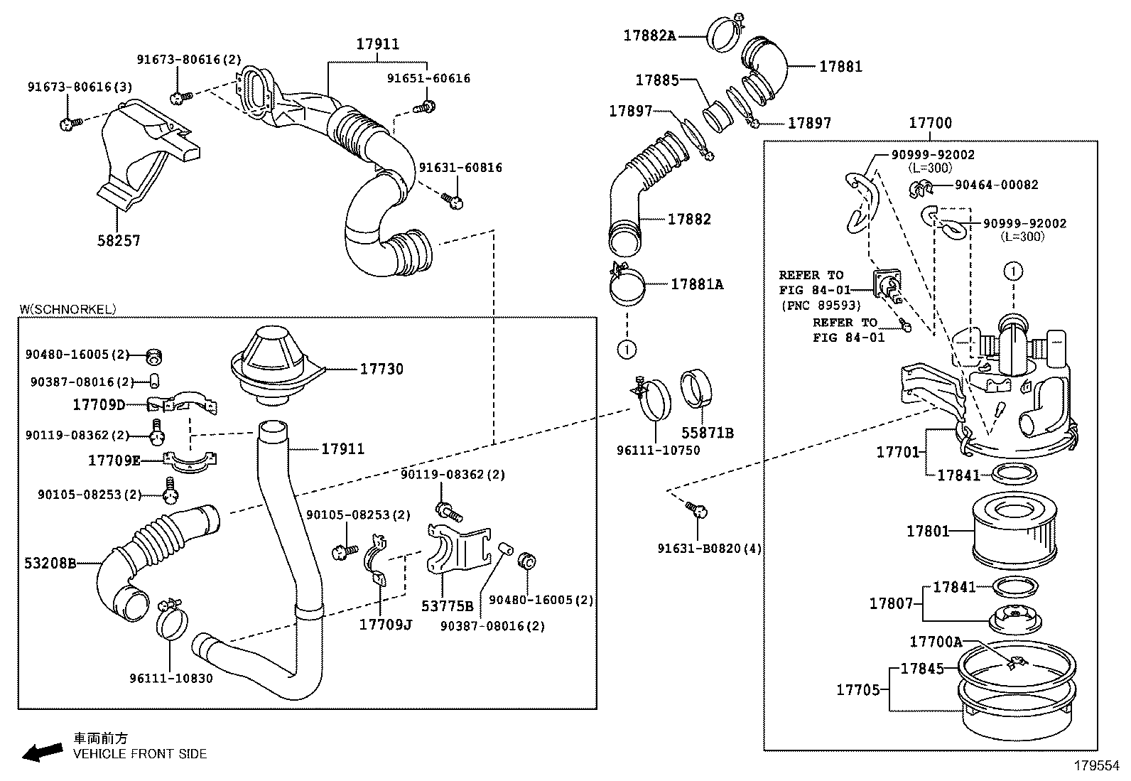 17030-78650 HOSE ASSY, AIR product image