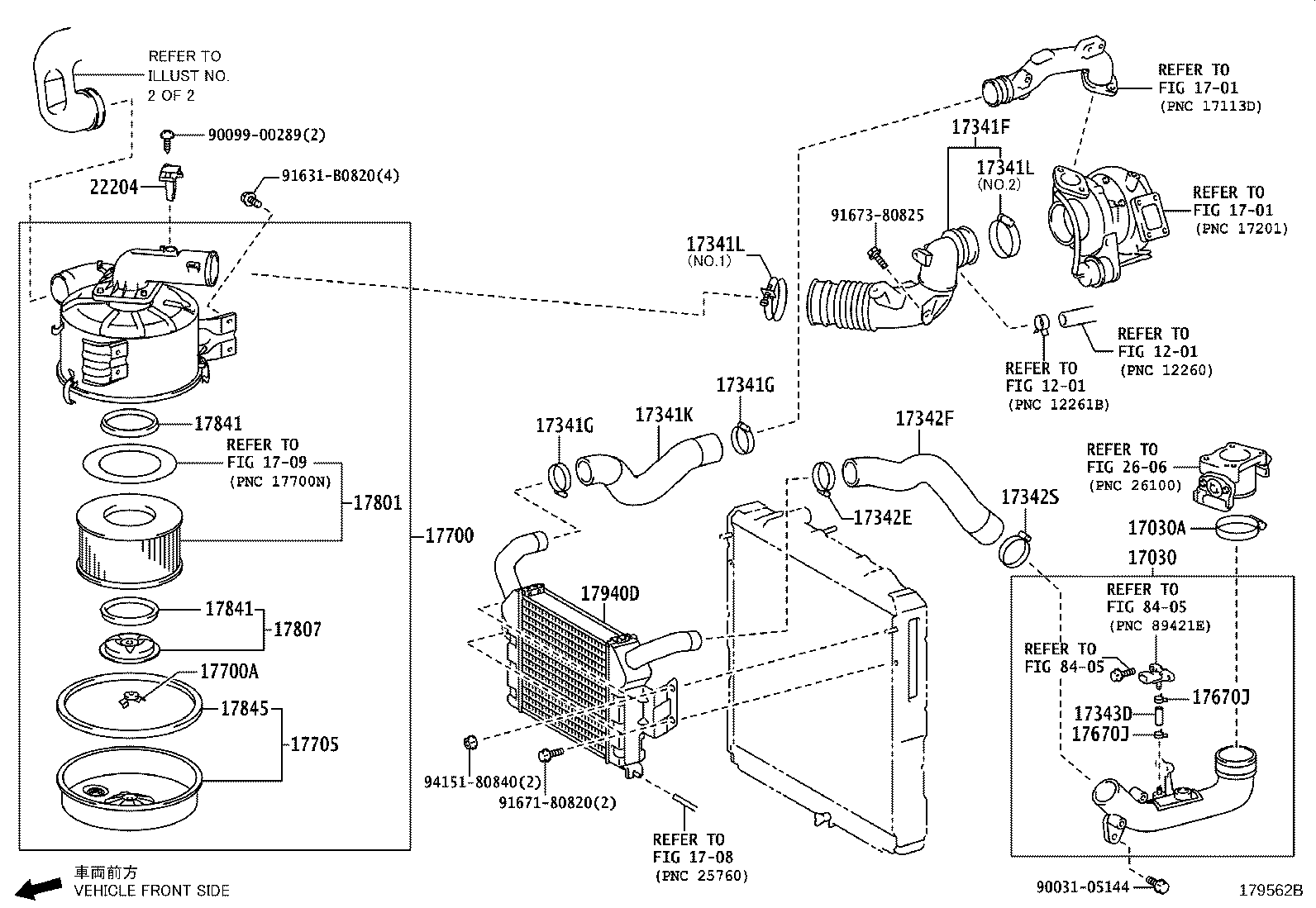 17030-78650 HOSE ASSY, AIR product image