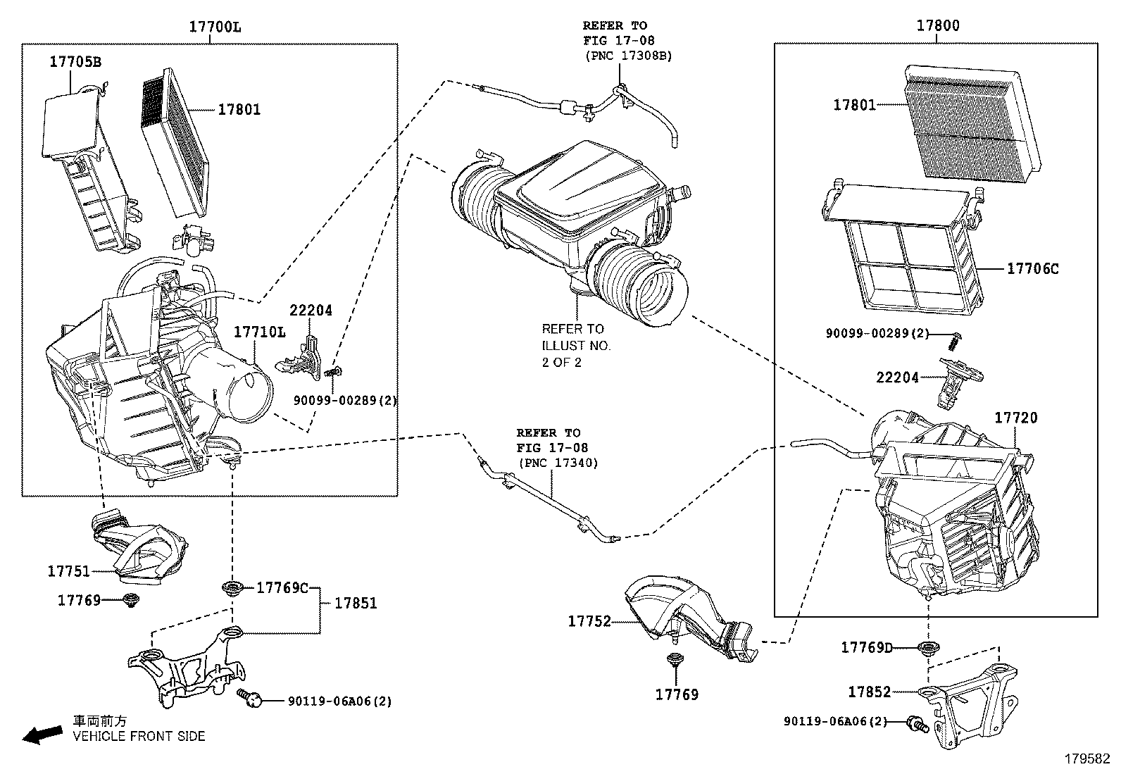 17710-38100 CLEANER ASSY, AIR W/O ELEMENT, RH product image
