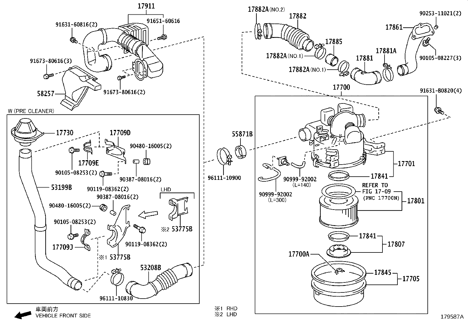 17030-78650 HOSE ASSY, AIR product image