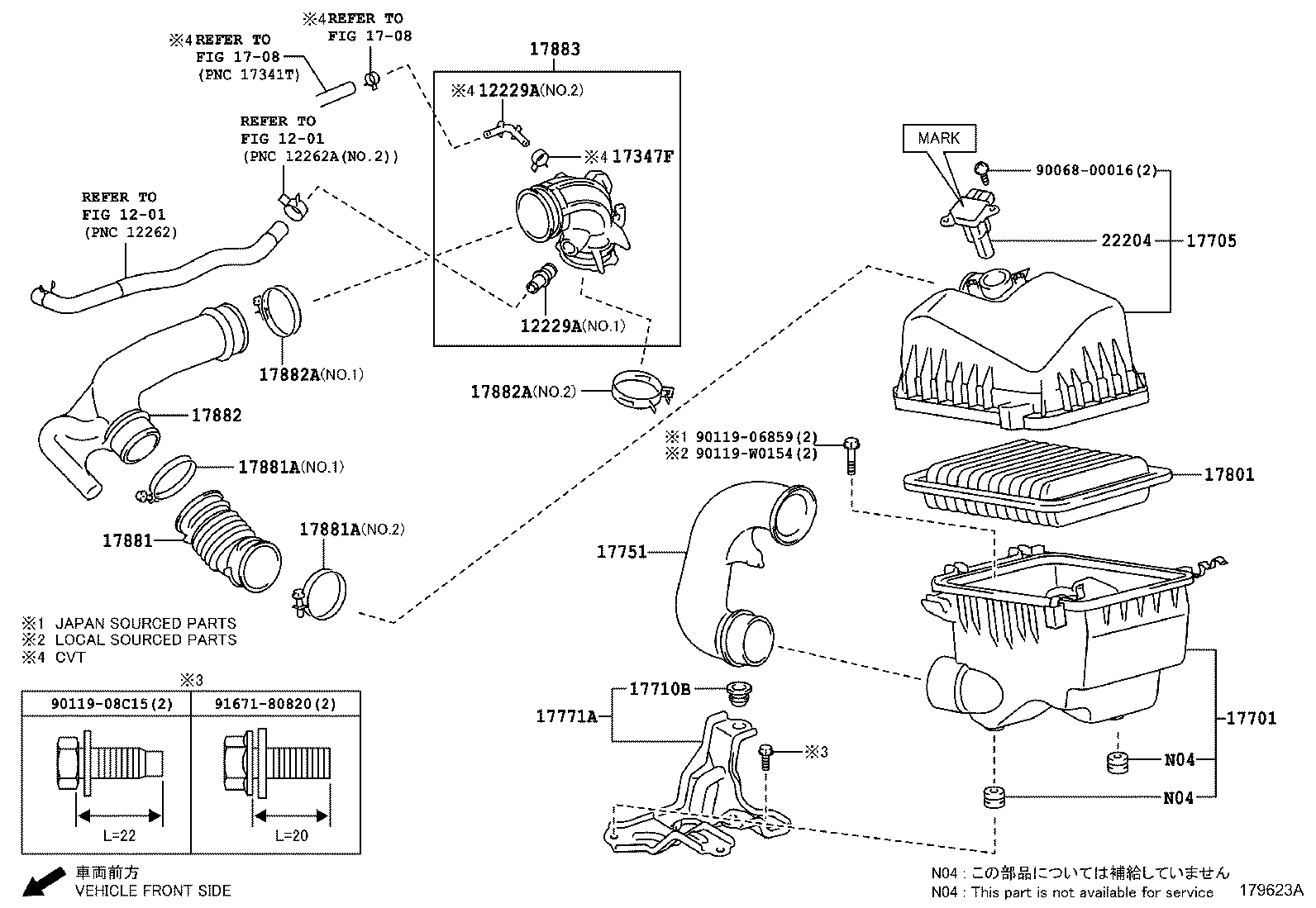 12229-47010 PIPE, VENTILATION product image
