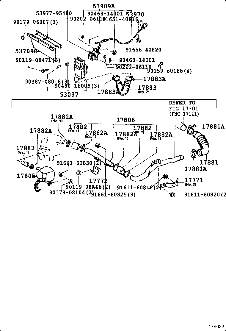 17700-54550 CLEANER ASSY, AIR product image