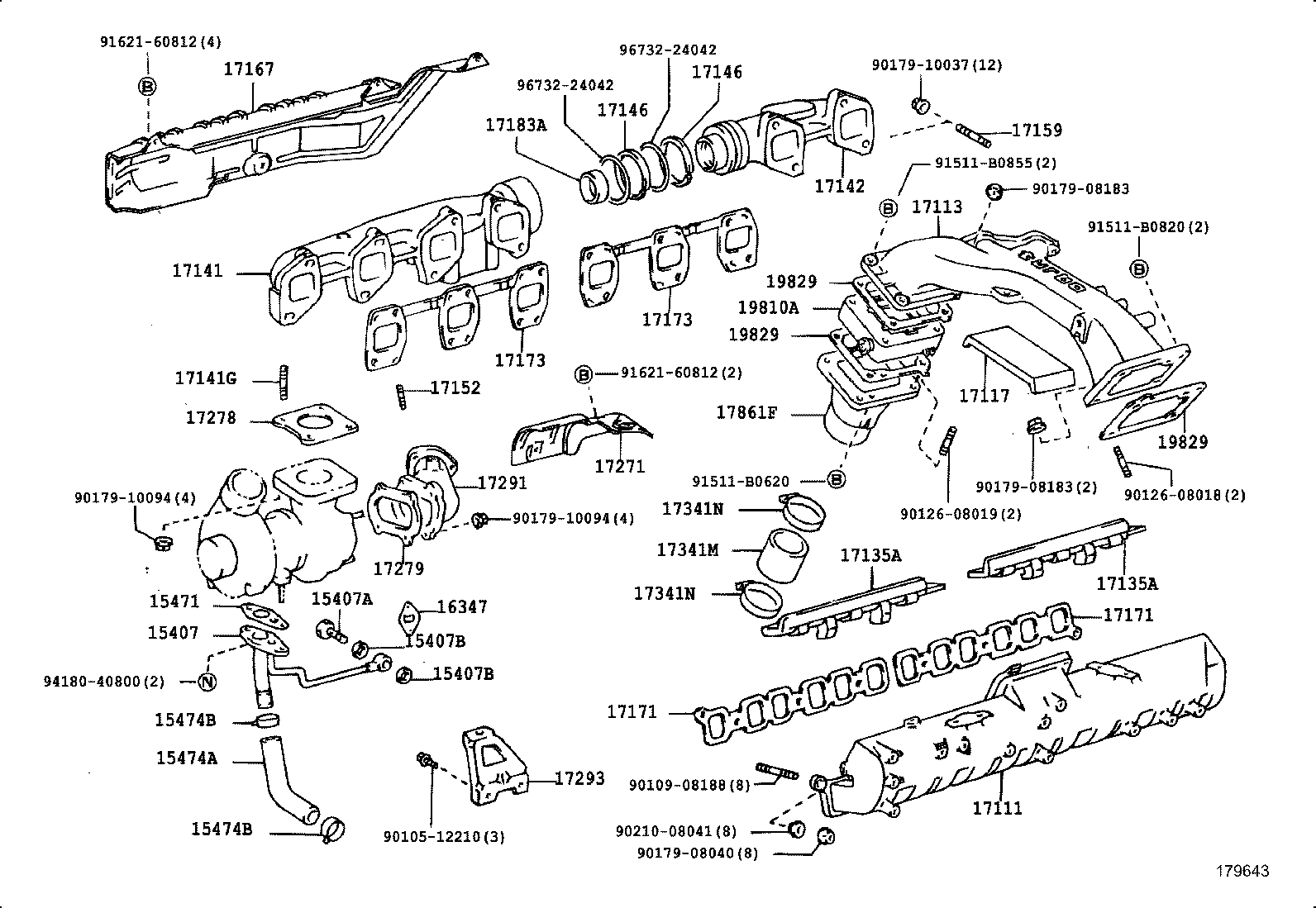 17224-17010 HOUSING, COMPRESSOR product image