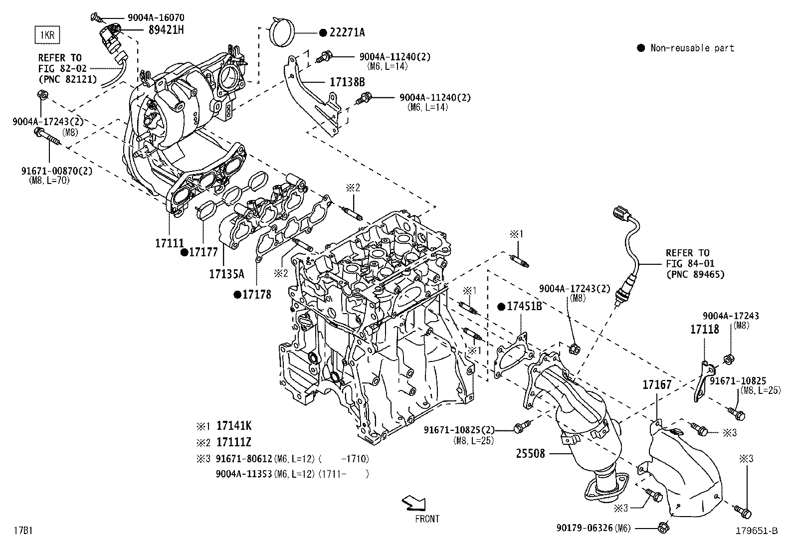 17101-BZ040 MANIFOLD, INTAKE product image