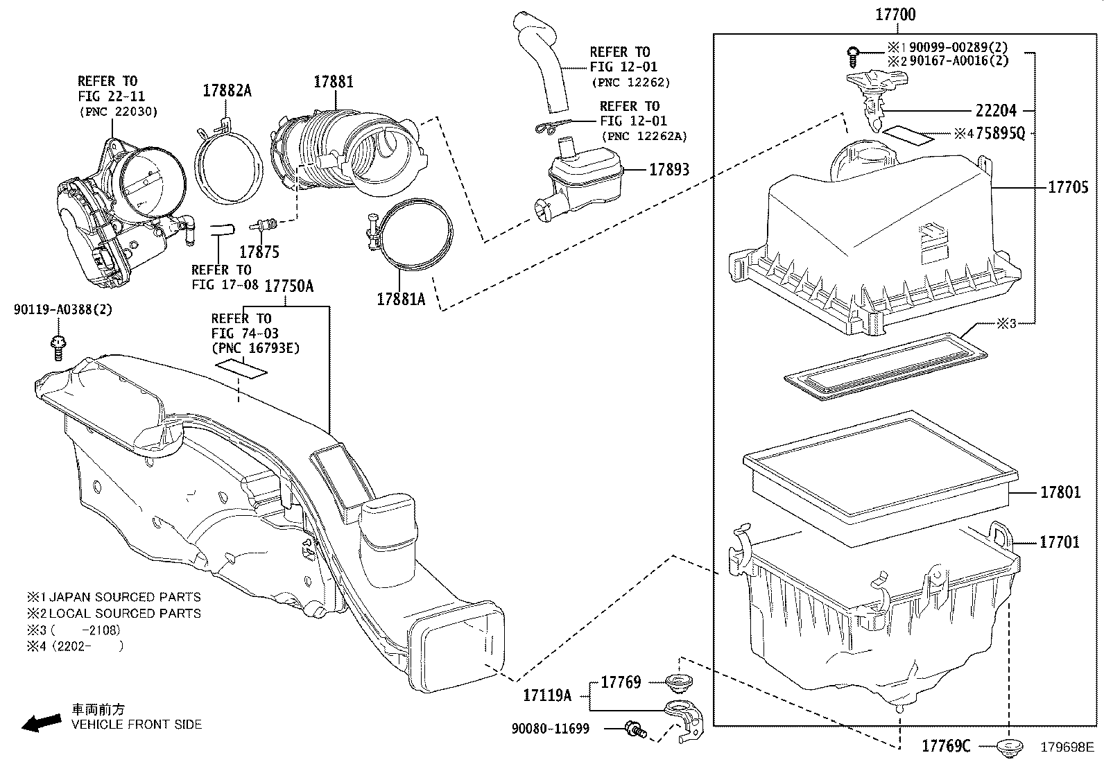 Toyota 17878-0P040 TUBE, VENTILATION