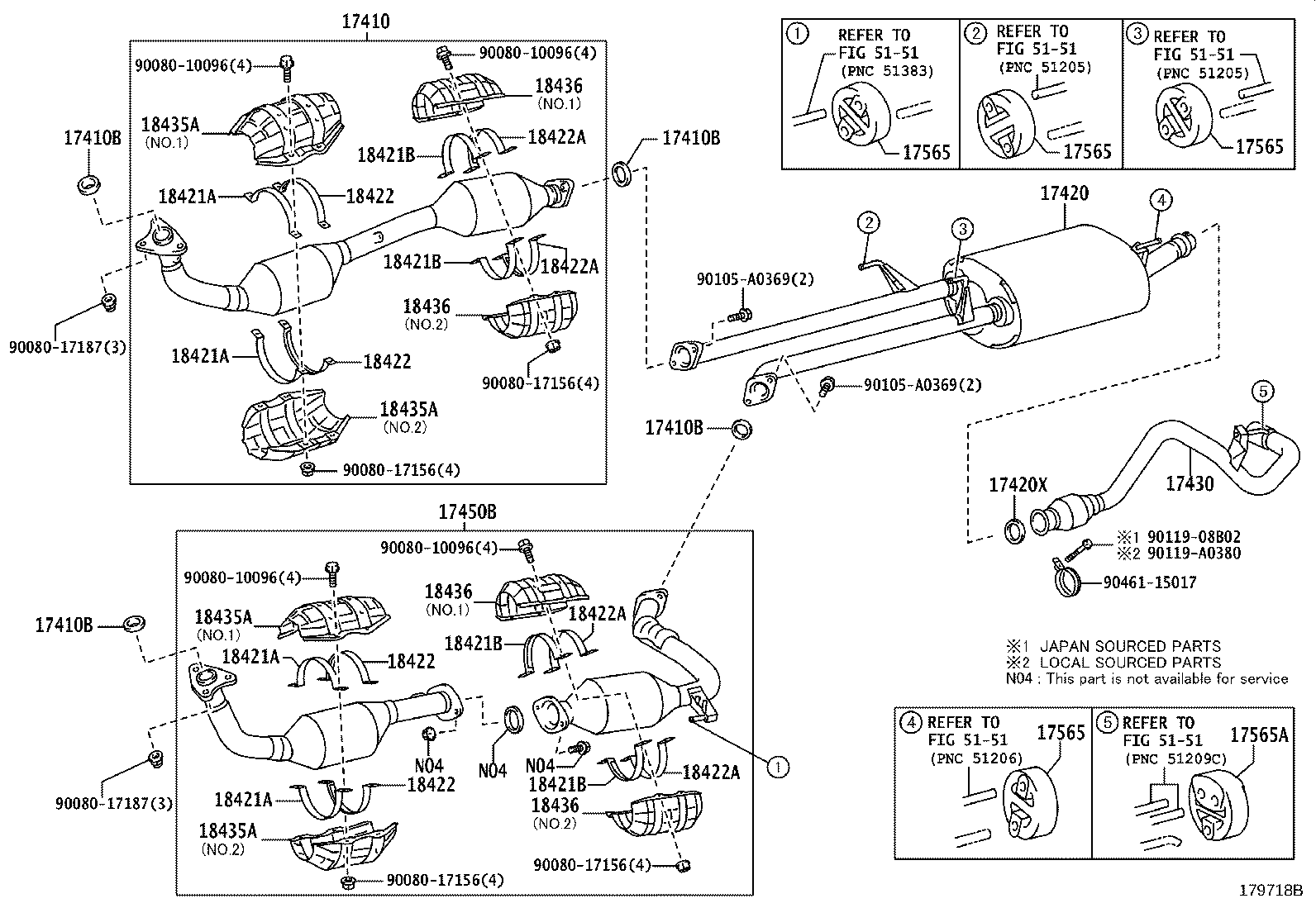 17430-0F010 PIPE ASSY, EXHAUST, TAIL product image