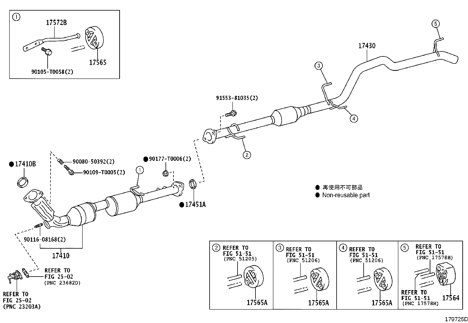 17401-0L270 PIPE ASSY, EXHAUST, FRONT product image