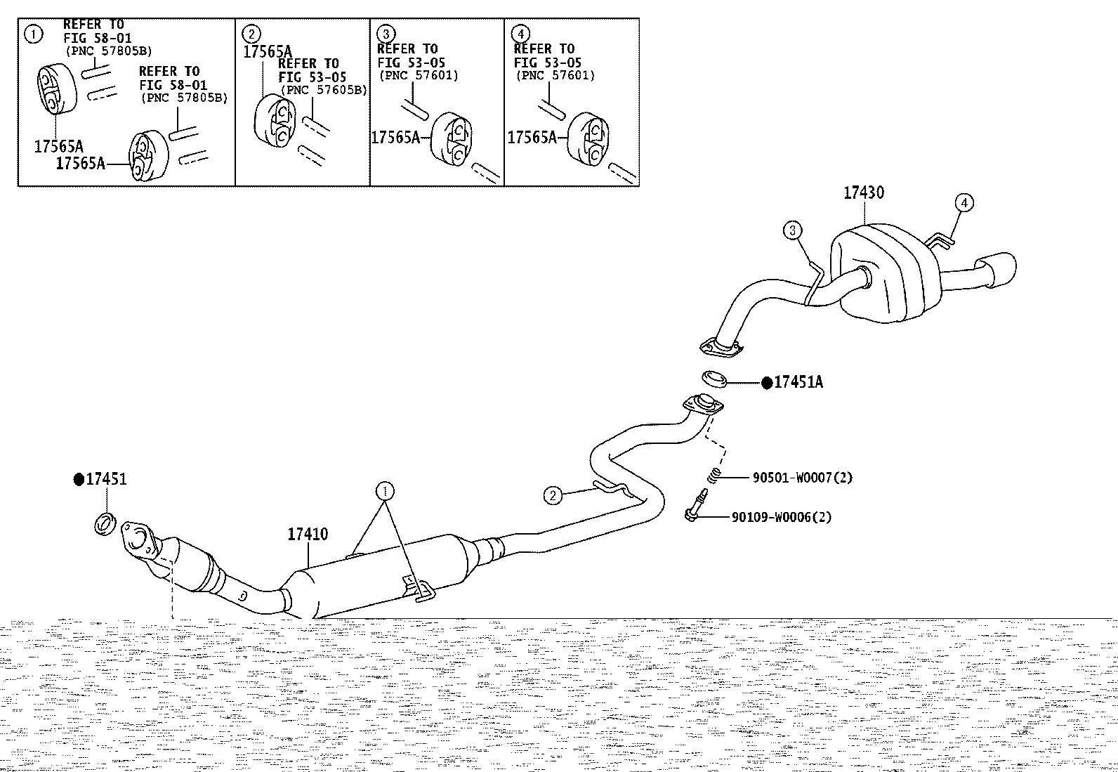 17430-37790 PIPE ASSY, EXHAUST, TAIL product image