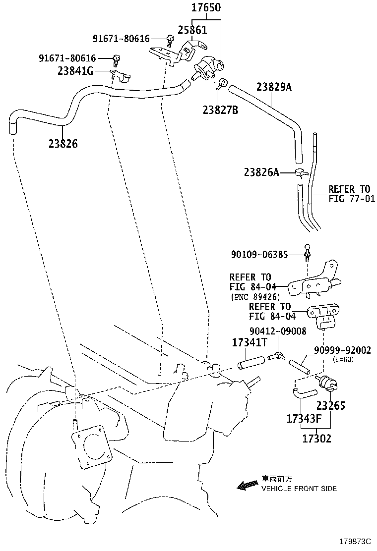 23826-37320 HOSE, FUEL VAPOR FEED product image
