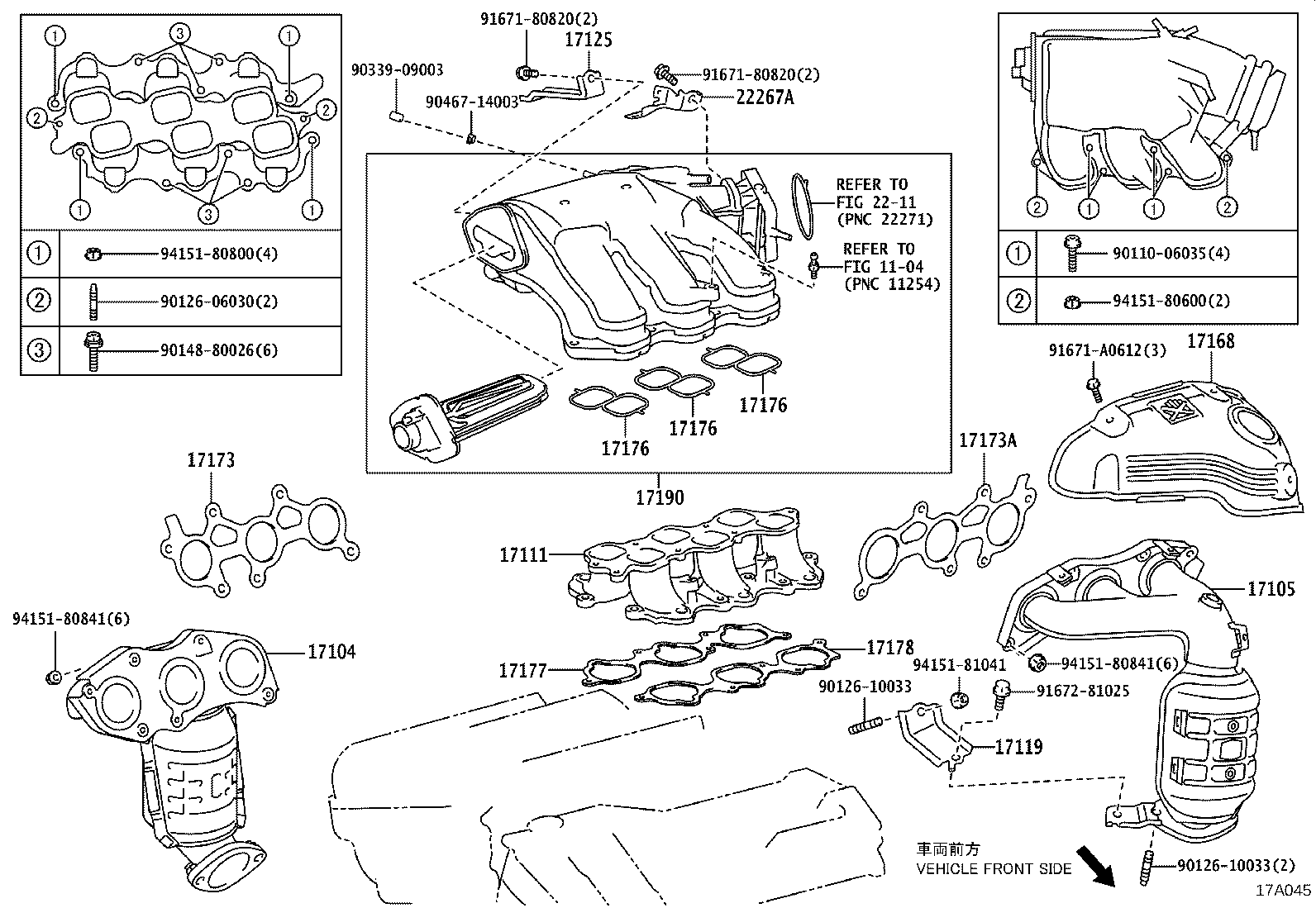17120-28141 MANIFOLD, INTAKE product image