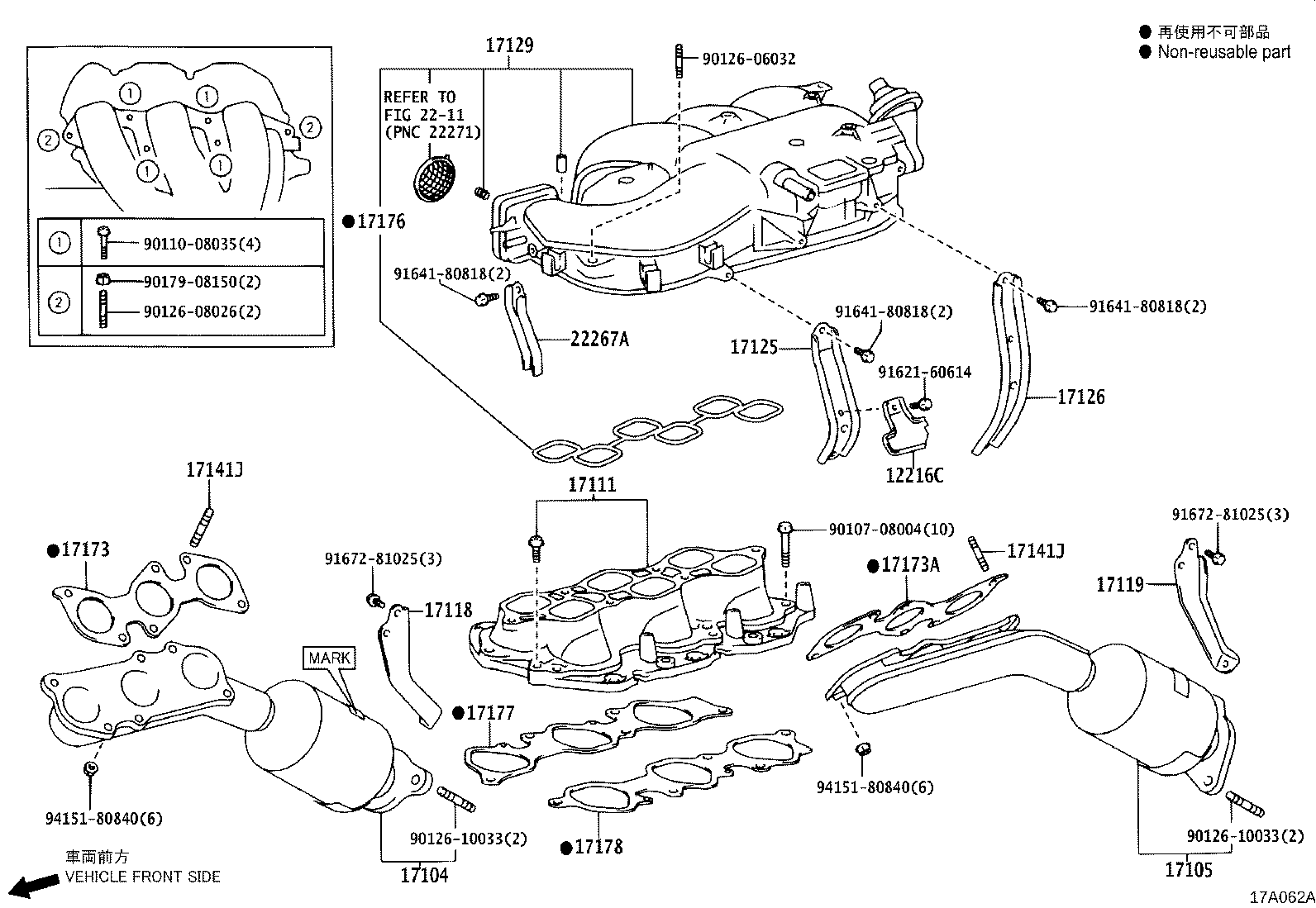 17201-30062 TURBOCHARGER SUB-ASSY product image